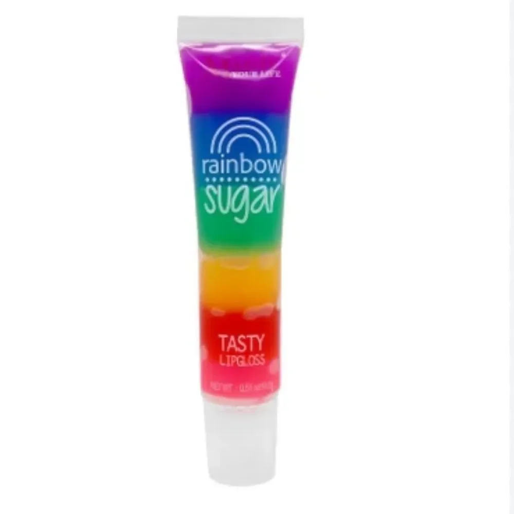 2 lip gloss max & rainbow sugar